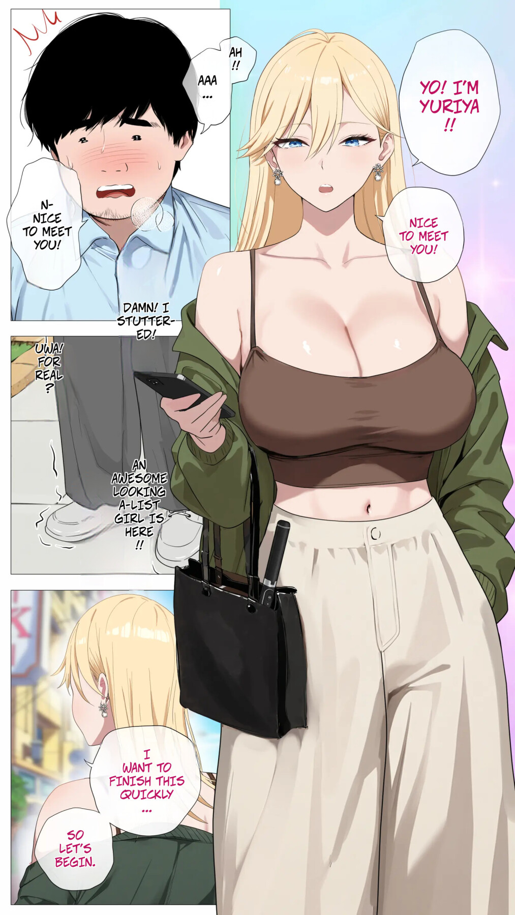 Hentai Manga Comic-The “Salty” Gal Who Wants to Make Money Streaming and the Introvert-Read-6